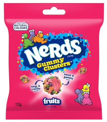 Nerds Gummy Clusters Fruits XXL 2x113 g – Amerikanische Süßigkeit, Original USA Candy