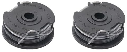 Lot de 2 Bobines de Fil de Coupe Haute Résistance 6m x 1,6mm pour Bosch AdvancedGrassCut36/ART 24/27/30-36 LI (F016800351) – 2 Bobines de Rechange Compatibles Tondeuse & Débroussailleuse