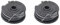 Lote de 2 bobinas de repuesto F016800351 para desbrozadora Bosch ART 30-36 LI, ART 30, ART 27 y ART 24, 6 m x 1,6 mm