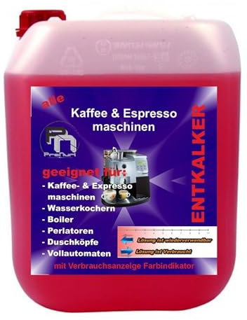 5 L Flüssig Entkalker für Kaffeevollautomaten Jura Krups Melitta Saeco Siemens