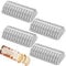 QINGLANG 4Pcs Almond Cake Baking Pan Aluminum Alloy Formed Cinnamon Bread and Almond Loaf Bread Pan Nonstick Cake Mold Easy Removal for Baking Bread Dessert