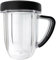 Bvhklxseb Bol de Rechange for Blender 30 oz avec Joint à lèvres, Les blenders Compatible avec Nutribullet RX 1700W NB-301, N17-1001 et NBM-U0272