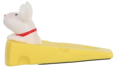 CAXUSD 2pcs Cute Mouse Doorstopper Animal Doorstop Decorative Doorstop for Boys and Girls Home Office Secure Door Blocking
