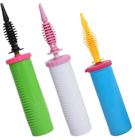 3 PCS Manual Balloon Pumps, Portable Hand Pump for Inflatables Balloon Pump Hand, Manual Balloons Inflation Pumps Suitable for Themed Parties and Birthday Decorations