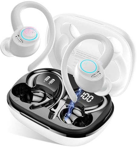 AI Cuffie Traduzione Simultanea 3-1, Bluetooth 5.4 Traduttore Simultaneo Vocale con 164 Lingue, Auricolari Traduttori Istantanei con 7 Modalità, Cuffie Bluetooth 48 Ore per Viaggi/Affari, Bianco