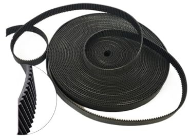 Offener Zahnriemen, 1 Meter, MXL-6, Breite 5, 10, 15 mm, Teilung 2 mm, offener Antriebsriemen aus Gummi for Lasergravurmaschinen(MXL-10)