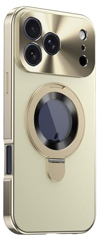 Wigento Metall Hülle für Apple iPhone 17 Pro Max mit MagSafe Privacy Glas Full Cover