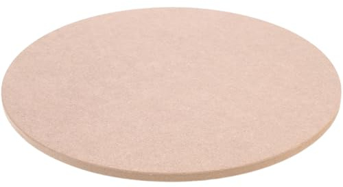 MERRYHAPY Base Redonda de Madera para Cerámica 40 CM Plato Giratorio y Accesorios para Torno de Alfarero en Proyectos de Manualidades