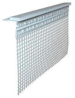 Profilo in pvc con rete per davanzale barra 2 metri - bianco