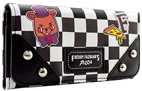 Fazbear Freddy Five Nights Mangeons blanc Portefeuille