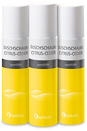 Spitzner Duschschaum Citrus-Ceder 3x150ml Vorteilspack