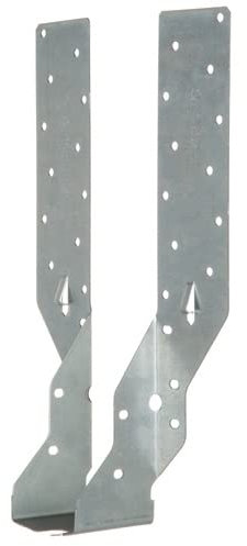 (Fixings Direct) 50mm Galvanised Jiffy Joist Hangers Timber to Timber Long Leg Mini Hanger with Structural Support Technology Anti Rust Coated Steel (30)