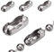 The Bead Shop 4,5 mm Rollo-Rämer, vertikale Kordelverbindungen, Kugelkette, 20 Stück