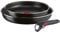 Lagostina Ingenio Essential Plus Set di Pentole e Padelle Antiaderenti in Alluminio per Gas e Forno, 3 Pezzi, Padelle Ø 24 e 28 cm e Manico Removibile
