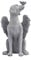 FakeFace Hunde Engel Gedenkstatue, Hautier Grabstein Denkmal Grab Marker Tribut Statue, Garten Deko Polyresin-Engelfiguren Statue Schlafender Hund Statue mit Flügeln Katzen Hunde Gedenkstein