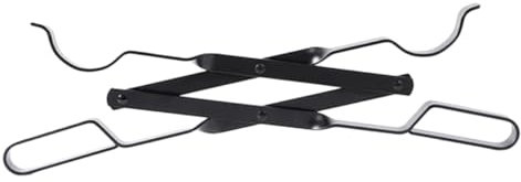 Housoutil De Leña Plegables De Metal Herramienta Portátil Para Chimenea y Barbacoa Útil Para Uso Interior y Exterior Agarre Práctico y Conveniente