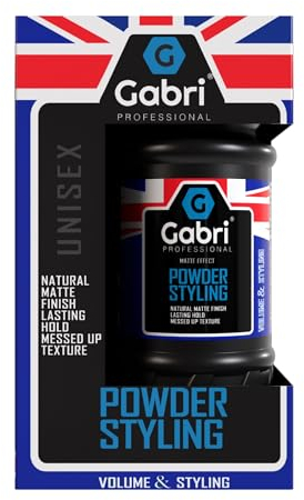 Gabri Poudre coiffante 21 g | Poudre de poussière épaississante volumisante | Tenue flexible | Aspect mat | Contrôle maximal | Poudre texturisante pour homme et femme (Volume Styling, 21g)