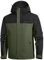 Pioneer Camp Herren Regenjacke Wasserdicht Atmungsaktiv Outdoor Jacke Mit Kapuze 4 Taschen Militärgrün XXL