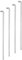 sourcing map 4pcs Hex Key Wrench 4mm S2 Steel L-Shape Hexagon Metric Wrenches Repairing Tool for Home Repair