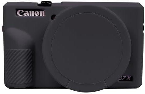 Custodia per fotocamera per Canon G7 X Mark III, Easy Hood G7X3 custodia protettiva, Camrea Case in morbido silicone per fotocamera Powershot G7X Mark III DSLR