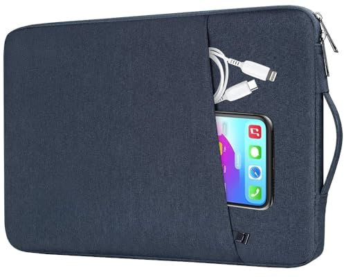 CAAORDKSO 11.6 12 12.2 12.3 Inch Laptop Sleeve Case for 11.6 Acer Chromebook Spin 311, 12.2 Samsung Chromebook Plus Compatible with Lenovo Flex 3 12.2/ ASUS Dell HP Samsung 11.6 Chromebook, Blue