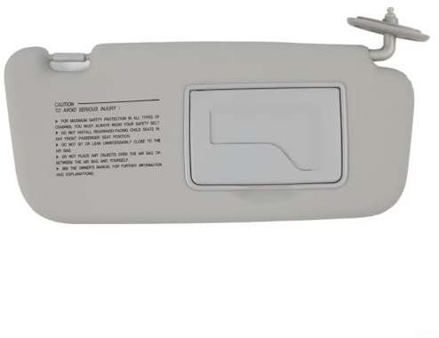 Wodsty Visera solar gris para Hyundai Getz 2002-2012, lado izquierdo o derecho, repuesto OEM 852101C200 852201C200