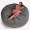 Lounge Pug, 'Mega-Mammoth' Sofa Sitzsack XXL, Schlafsofa, Interalli Wolle Grau
