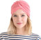 CHARM Twist Falten Kopf Wickeln Turban Mütze Wahrsager Hut Retro Vintage Rosa