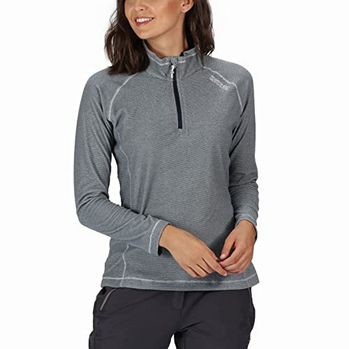 Regatta Montes Women's Fleece Top - AW20 - M, Grey (Dark Ltsteel), M