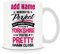 Novelty Funny Gift for People from Yorkshire - Nobody's Perfect But When You're from Yorkshire You're Pretty Damn Close! - Personalised Mug