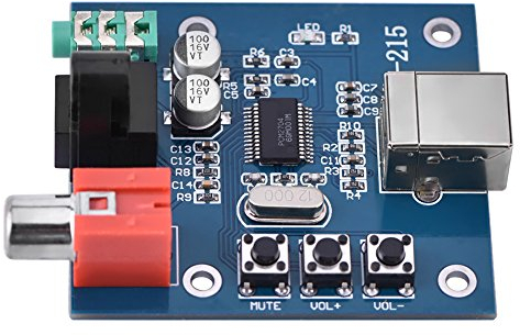 Carte de décodeur PCM2704 Carte Son HiFi Externe Carte de décodeur USB Portable 3.5mm Sortie analogique F/PC