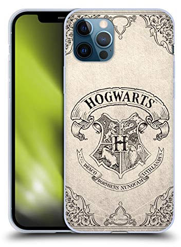 Head Case Designs Offizielle Harry Potter Hogwarts Pergament Sorcerer's Stone I Gelhülle [Militärischer Schutzgrad] Kompatibel Mit Apple iPhone 12 / iPhone 12 Pro Und Kompatibel Mit MagSafe