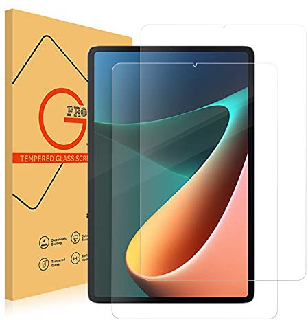ROVLAK Verre Trempe compatible avec Xiaomi Pad 5/ 5Pro Protection Ecran [2 Pieces] Flim Protection Durete 9H Haut Definition Anti Rayures Sans Bulles Tempered Glass Screen Protector