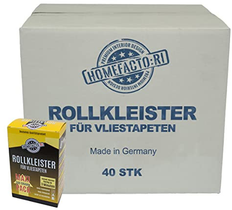 40x Maxi-Pack Rollkleister Vlieskleister Vlies Tapeten Kleister 20kg