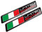 XINYUCASE 3D Motorrad Aufkleber Italien Flagge-Aufkleber Italia Limited Edition Aufkleberkoffer Compatible with Piaggio Vespa. (Farbe : Schwarz)