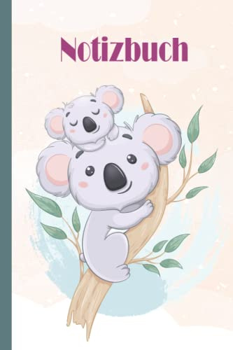 Koala Notizbuch: Koala Notizbuch, breites liniertes Notizbuch aus liniertem Papier für Schule, Studenten, Geschenk für Kinder, Jungen, Mädchen, Teenager, Koala-Notizbuch, Koala-Liebhaber