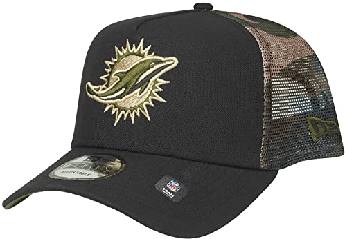 New Era Snapback Trucker Cap - Miami Dolphins Wood camo