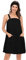 LTLCLZ Saunakilt Damen mit Tasche Saunasarong Saunakilt S-XXL, Saunahandtuch mit Gummizug, Saunatuch Knielang, Schwarz