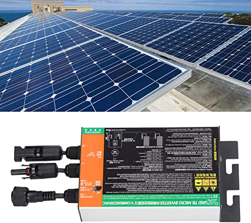 Jadeshay Wechselrichter 600W Solar Grid Tie Inverter MPPT Grid Tie Micro Wechselrichter Reine Sinuswelle IP55 Wasserdichter Solar Micro Inverter 230V