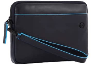 PIQUADRO Pochette uomo Blue Square colore mogano