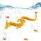 FuninCrea Lustige Drachen-Aquarium-Ornamente, 3D-Mini-Aquarium-Dekoration, Landschaft, kreativ, Cartoon, bewegliche Gelenke, Drache, Aquarium-Ornamente für Zuhause, Büro, Aquarium-Zubehör (02#)