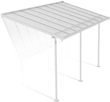 Canopia by Palram Pergola Sierra 10 m² en Aluminium Et Polycarbonate, Moderne & Élégante, pour Couvrir Une Terrasse Toute L’année (Blanc)