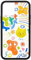 Wildflower Emma Chamberlain Hülle, kompatibel mit Apple iPhone 12/12 Pro, Weiß, Orange, Doodle, Collab, trendig, schützender schwarzer Stoßschutz, 1,2 m Falltest-zertifiziert, kleines Unternehmen im
