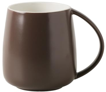 TREEWOO Klassische Keramik-Bauchbecher Mit GroßEm FassungsvermöGen, 380ml Nordische Kaffee-/Teetasse Mit Mattem Finish Und Griff FüR Zuhause, BüRo, MäNner Und Frauen Ceramic Coffee Mug