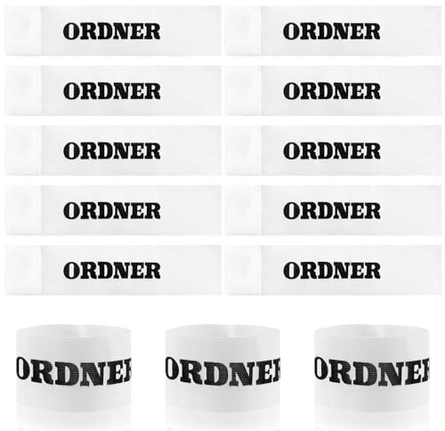 jiawaggag Armbinde Ordner Armbinde Klett Ordnerbinden Armbinden Set Binde Armband Spiel und Trainingsausrüstung Zubehör