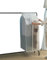 QH7 Buste Copriabiti Antipolvere Trasparenti,in PEVA, con Cerniera Lavabili, Copriabiti Impermeabile a Prova di Umidità e Polvere per Tute,Cappotti, Vestiti, Giacche e Piumini 50 * 60 * 110cm