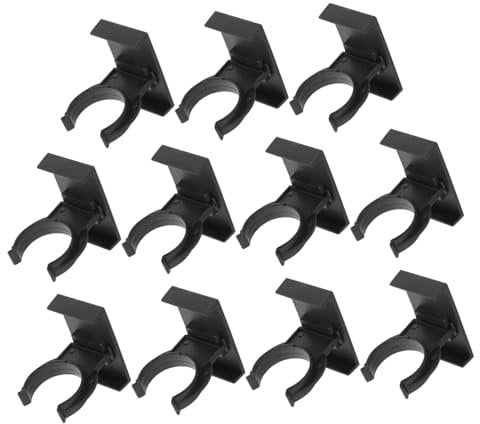 IWOWHERO 20pcs Cabinet Feet Furniture Foot Table Kick Board Clips Black Cabinet Adjustable Legs for Table Kitchen Kickboard Plinth Furniture Legs Decor Plastic Kitchen Cabinet Furniture Set