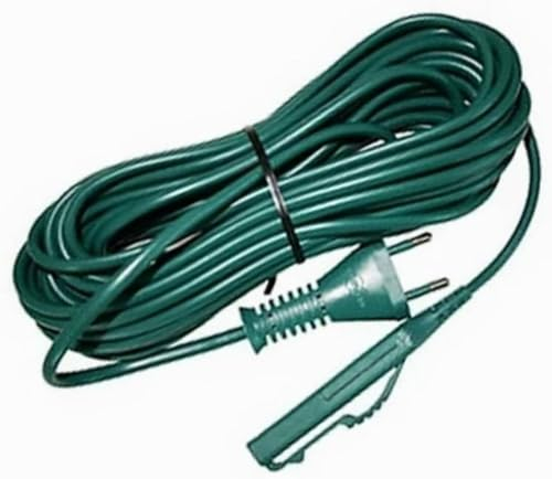 Avilia Cavo Adattabile per VK 140 - Filo Elettrico per Aspirapolvere, Compatibile Folletto, 7 metri, con Connettori Sicuri e Spina Italiana, in PVC, Verde
