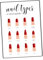 Nail Art Display Board - Professional Salon Poster, DIY Nail Shapes, Fashion Design Wall Art Decor, 30x40cm