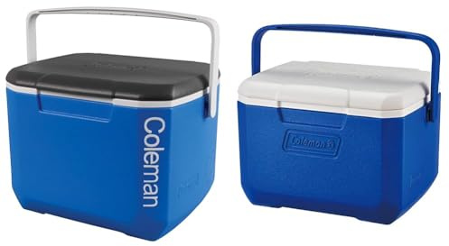 Coleman Starre Kühlbox Performance 16 QT, 15 l, Kühlt bis zu 1 Tag & Fliplid 5, Blau/Weiß, 3000001275